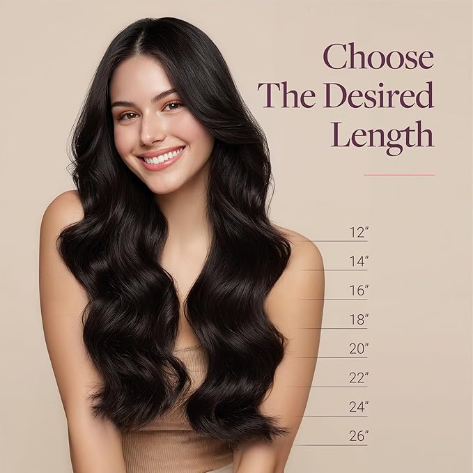 GOO GOO Clip in Hair Extensions Real Human Hair, Remy Human Hair Extensions Clip ins for Women, Natural Human Hair, 18inch 150g 9Pcs, 1C Mocha Brown