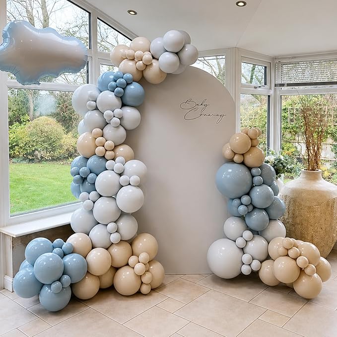 Dusty Blue Balloons - Image 2