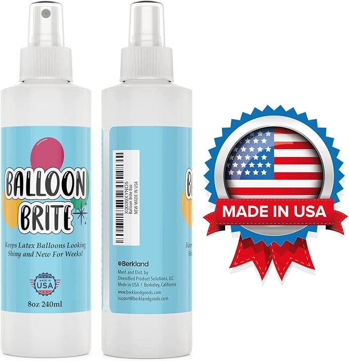 Balloon Shine Spray 8 oz — Single-Event Hi-Gloss Pump - Image 8