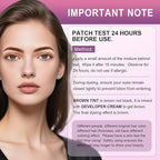 Eyelash & Eyebrow Color Kit, Professional Instant Lash & Brow Color Kit with Natural Results, Easy to Use, Eye Brow & Eye Lash Coloring Set DIY Hair Coloring for Salon Home Use 7ml (Brown/Light Brown)