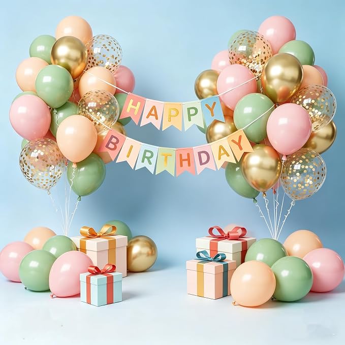 Pink and Green Balloons - Image 5