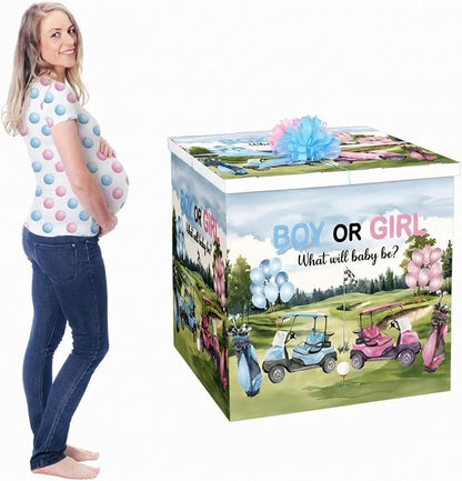 AmazingSpark 28in Giant Gender Reveal Gift Box by Unknown
