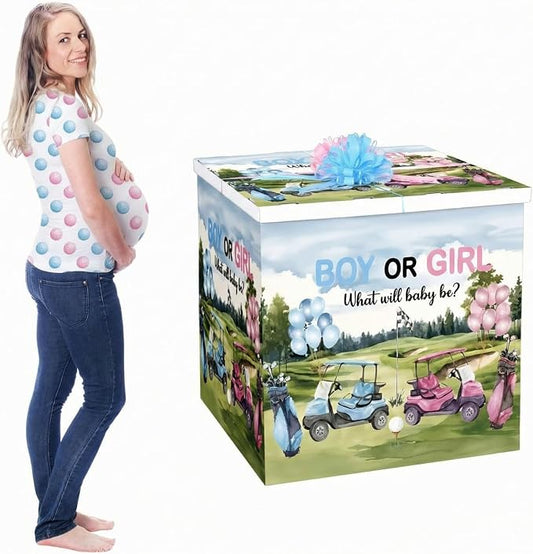 AmazingSpark 28in Giant Gender Reveal Gift Box by Unknown