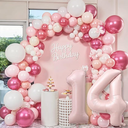Light Pink 14th Birthday Balloon - Image 5