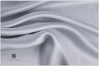 25 Momme Premium Mulberry Silk Pillowcase for Hair and Skin | Handcrafted Hypoallergenic & Anti-Acne Silk Pillow Cases with Zipper | Queen - 20" x 30", Silver Lining