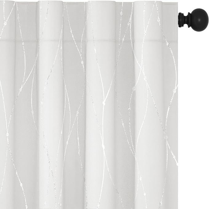 Deconovo Blackout Back Tab Curtains by Unknown