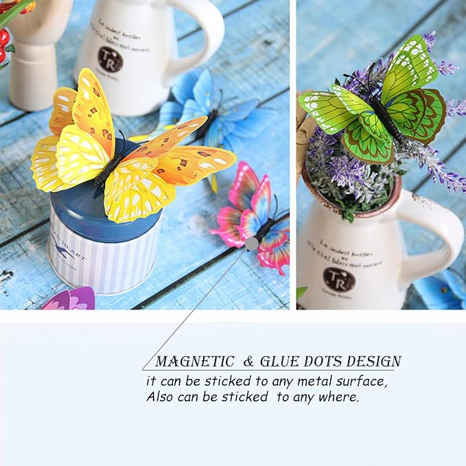 OPSEAM 3D Butterfly Wall Decor Butterfly Decorations Stickers - Image 5