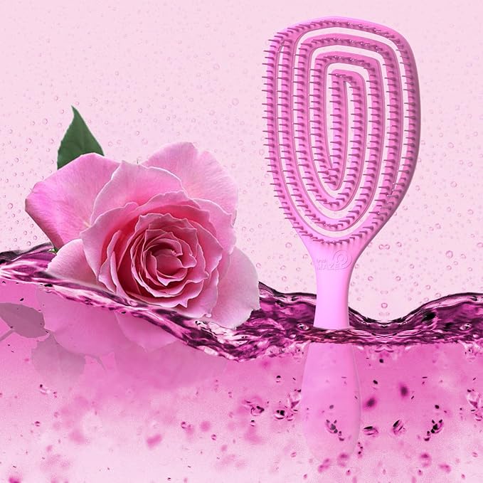 Candy Brush Scented Detangling Hair Brush for Wet or Dry Hair, Professional Vented Brush for Thick, Coarse & Curly Hair for Women and Girl. Eliminates Knots & Scalp Massage, Idea Gift