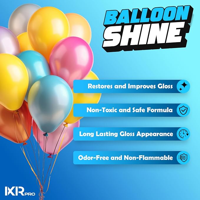Balloon Shine Spray No Need Towel or Gloves, Instant High Shine Gloss Brite - Image 2