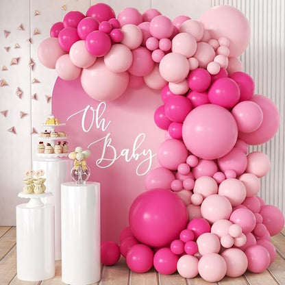 MEBAY Pink Balloon Garland Arch Kit by MEBAY