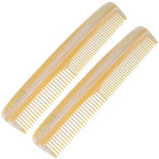 Giorgio G41 Wide Tooth and Fine Tooth Pocket Comb, Hair Styling for Men, Travel Hair Comb for Women, Handmade Beard and Mustache Comb for Men, Barber Combs