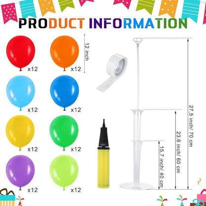 VioraWhite 8 Set Balloon Stands Kits, Sticks Holder - Image 2