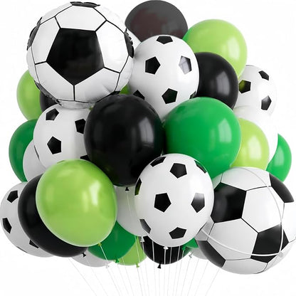 Green Soccer Balloons by Lingqiang