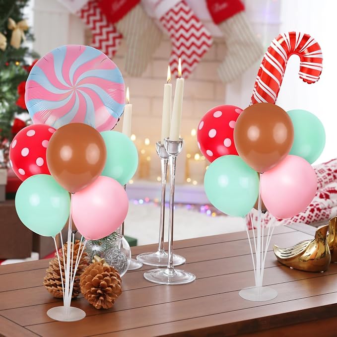 6 Sets Christmas Gingerbread Balloon Stand Kit - Image 9