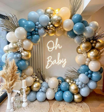 Dusty Blue Balloon Arch Kit by IHEPYQ
