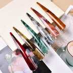 Large Metal Duckbill Hair Clips for Women - 6 Pieces, 5.5 Inch Long Non-Slip French Twist Clips, Chic Alligator Styling Clips for Thick Long Hair