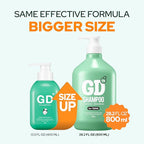 TS GD Shampoo for Flake Prone, Uncomfortable Scalp (28.2 Fl Oz, GD Big) For Youth & Teens | Gentle Scalp-Care Routine | Silicone, SLS, SLES Free | Korean Hair Care (Big Green)