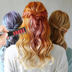 Festive Fun Hair Chalk Combs, 2026 New Chalk Hair Color for Girls, Temporary Wash out Hair Color Kids, Christmas Girl Gifts, Skin Safe Materials (10 colors)
