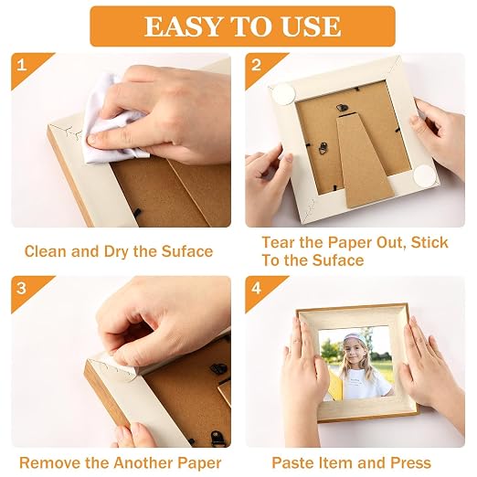 JANYUN 144Pcs Sticky Tack Tape for Walls, Sticky Dots Strips Adhesive | Heavy - Image 4