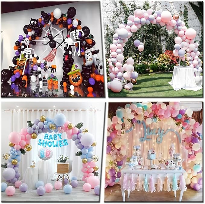 Balloon Arch Stand Kit, 2IN1 Metal Balloon Column Arch - Image 5