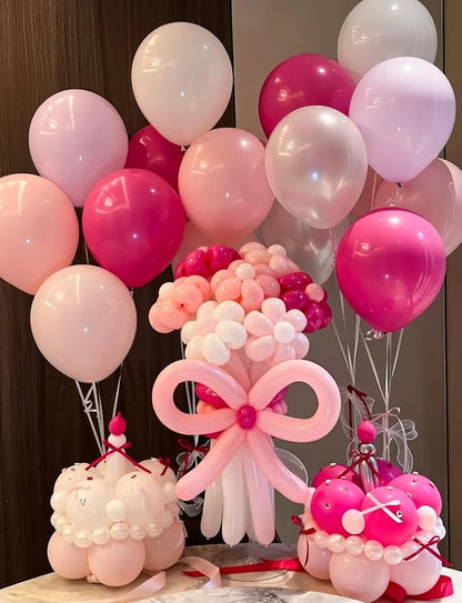 Light Pink Balloons, Baby Soft Pink Balloons - Image 6