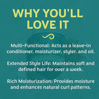Strands of Faith Shape 4-in-1 Styling Cream | Moisturizer, Leave-In, Styler & Oil | Promotes Growth & Length Retention | Defines Curls, Reduces Frizz & Adds Shine | Twist-Outs & Braid-Outs | 8oz