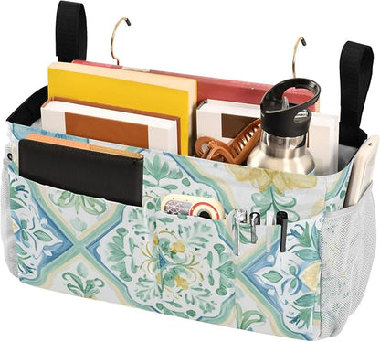Bedside Caddy Metal Frame Hanging Organizer Bunk Bed Dorm Accessories Hook And - Image 3