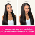 Lashey Seamless Clip in Hair Extensions Real Human Hair 7pcs 110g Straight, 16 Inch #2 Dark Brown Hair Extensions with PU Weft for Women