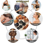 10 Pcs Flat Hair Clips for Women, Lay Flat Claw Clips French Glossy Claw Clips for Thick & Thin Hair No-Slip Hair Claw Strong Hold Barrettes Hair Clamps for Women