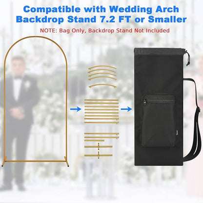Beautyflier Storage Bag for Wedding Arch Backdrop Stand 7.2 FT, 6 FT or Smaller - Image 3