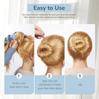 FANDAMEI 50PCS Spiral Hair Pins, Spin Pins Spiral Bobby Pins for Girls, Women and Kids, Non-Scratch Round Clip & Bun Twist, Stylish Bun Bobby Pins, Premium Spin Pins for Hair, Rose Gold