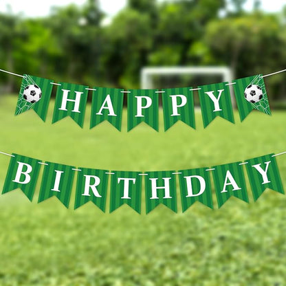 Soccer Happy Birthday Banner Birthday Party Decoration Soccer Party Banner - Image 9