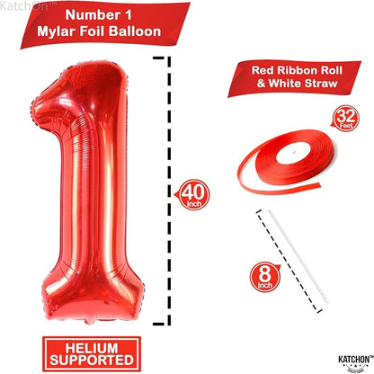 KatchOn, Happy Birthday Number Balloon | Foil Balloon - Image 2