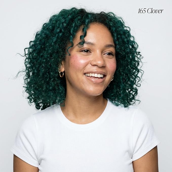 Adore Semi Permanent Hair Color (165 Clover) | Vegan & Cruelty-Free Green Hair Dye | No Ammonia, No Peroxide, No Alcohol | 4 Fl Oz Each (Pack of 2)