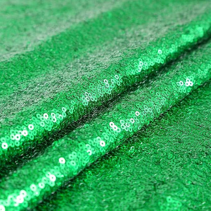 Green Sequin Backdrop Curtains-4 Panels 2FTx8FT Green Backdrop - Image 5