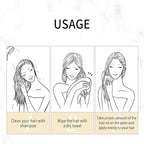 LAIKOU Moroccan Argan Hair Oil – Lightweight Leave-In Smoothing Oil for Dry, Frizzy & Damaged Hair, Anti-Frizz Shine, Split Ends Care, Heat Protection – 60ml / 2.1 fl oz