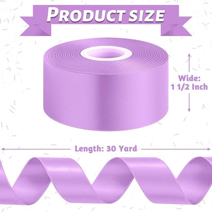 30Yards 1 1/2In Lavender Ribbon - Image 2