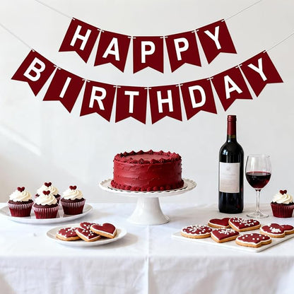 Happy Birthday Banner Birthday Party Banner NO DIY Happy Birthday Sign | - Image 4