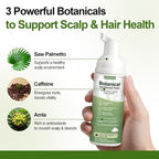 Hair Growth Oil Foam with Rosemary and Castor Oil Vegan Natural Formula for Thinning Hair Organic Plant Based Scalp Treatment Non Greasy Hair Regrowth Support for Men and Women 3 Bottles Each 2.11 oz
