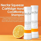 World Amenities - Nectar Squeeze Cartridge 2 in 1 Conditioning Shampoo - Shampoo Conditioner in a Squeeze Bottle