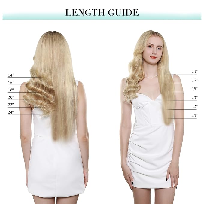 DOORES Clip in Hair Extensions, 70g 3pcs Balayage Ash Blonde to Golden Blonde and Platinum Blonde 22 Inch Human Hair Extensions Clip in Natural Hair Extensions