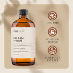 VINEVIDA Balsam Peru Essential Oil 16 oz - Undiluted for Candle Making and Soap Making - DIY Candle Scents - Safe for Skin