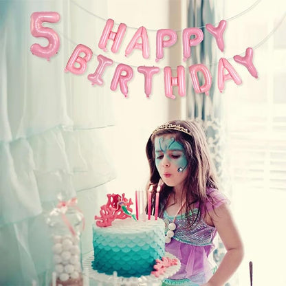 2 Set 20 Pcs Number Balloons 16 Inch Pink 0-9 Number Mylar Foil Balloons Pink - Image 7