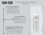 Keratin System Curl Creme - Infused with Argan Oil and Coconut Oil - Moisturizing Frizz Free Bouncy Natural Soft Curls - Curling Cream For Wavy and Curly Hair - Sulfate Free
