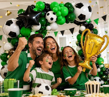 150Pcs Soccer Balloon Garland Arch Kit - Image 5