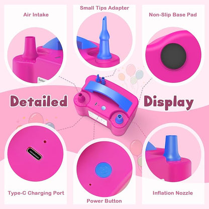 chamvis Balloon Pump Electric, Balloon Air Pump Inflate Pump - Image 3