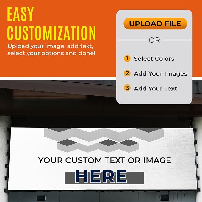 Personalized Passion Vinyl Banner 4' x 30' - Image 2