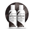 Adore Semi Permanent Hair Color (110 Darkest Brown) | Vegan & Cruelty-Free Brown Hair Dye | No Ammonia, No Peroxide, No Alcohol | 4 Fl Oz Each (Pack of 2)