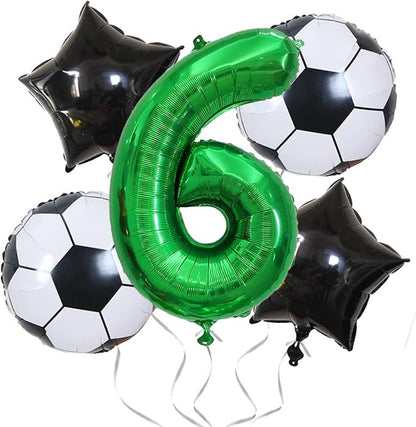 Number Balloons Green Party Balloon - Image 6