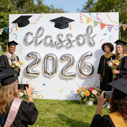Class of 2026 Graduation Balloons, Balloon Banner, Indoor & Outdoor Decor - Image 6